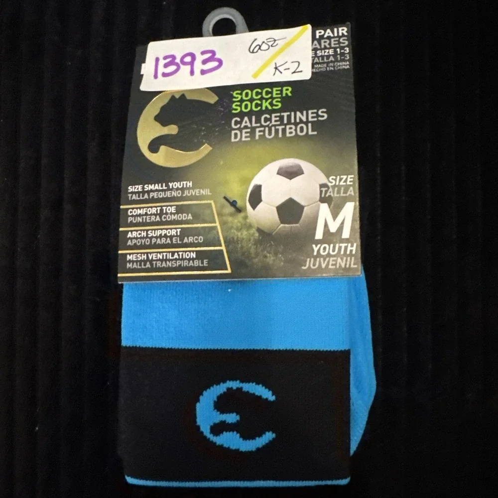 Puma Procat Soccer Socks Youth Size MEDIUM‎ Performance 2 Pair Pack